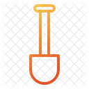 Shovel Round Digger Tool Icon