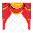 Show Curtains Stage Drapes Stage Curtains Icon