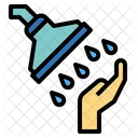 Shower Hand Cleaning Icon