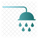 Shower Water Background Icon