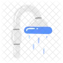 Summer Sand Bucket Beach Umbrella Icon
