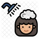 Shower Clean Hair Icon