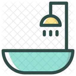 Shower Tub  Icon