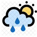 Showers Rain Rainfall Icon