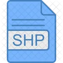 Shp Arquivo Formato Ícone