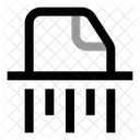 Shred File Shred Shred Document Icon