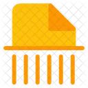 Shred Paper File Icon