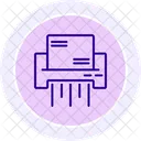 Shredder Line Icon Icon