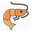 Shrimp Seafood Food Icon