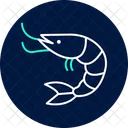 Shrimp Ocean Marine Icon