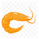 Shrimp Seafood Sea Creature Icône