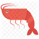 Crustacean Shrimp Seafood Animal Icon