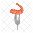 Shrimp Seafood Food Icon