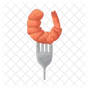 Shrimp Seafood Food Icon