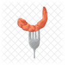 Shrimp Seafood Food Icon