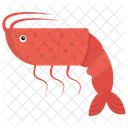 Crustacean Shrimp Seafood Animal Icon