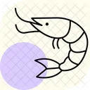 Shrimp Ocean Marine Icon