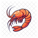 Shrimp Seafood Food Icon