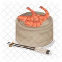 Shrimp Seafood Food Icon