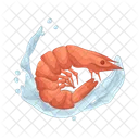 Shrimp Seafood Food Icon