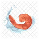 Shrimp Seafood Food Icon