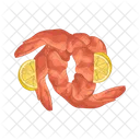 Shrimp Seafood Food Icon