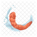 Shrimp Seafood Food Icon