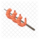 Shrimp Skewer Seafood Food Icon