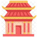 Shrine Temple Chinese New Year Icon