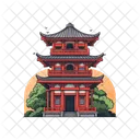 Shrine Temple Building Icon