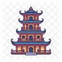 Shrine Temple Building Icon