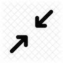 Shrink Minimize Resize Icon