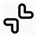 Shrink Arrow Navigation Navigate Icon