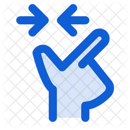 Shrink Gesture  Icon