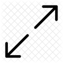 Diagonal Resize Resize Arrow Icon