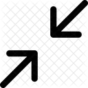 Interface Arrows Shrink Expand Retract Shrink Bigger Big Small Smaller Icon