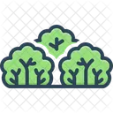 Shrub Trees Nature Icon