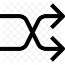 Shuffle Exchnage Zigzag Icon