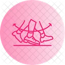 Shuffle Shoe Tap Shuffling Icon