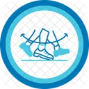 Shuffle Shoe Tap Shuffling Icon