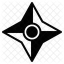 Shuriken Waffe Ninja Symbol
