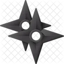 Shuriken Waffe Ninja Symbol