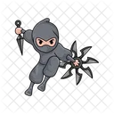 Shuriken Kunai Ninja Icon