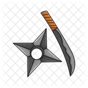 Shuriken Katana Sword Icon