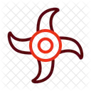 Shuriken Weapon Ninja Icon