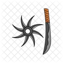 Shuriken Weapon Ninja Icon