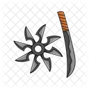 Shuriken Weapon Ninja Icon