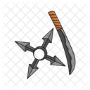 Shuriken Weapon Ninja Icon