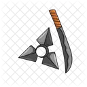 Shuriken Weapon Ninja Icon