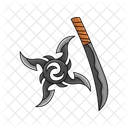 Shuriken Weapon Ninja Icon